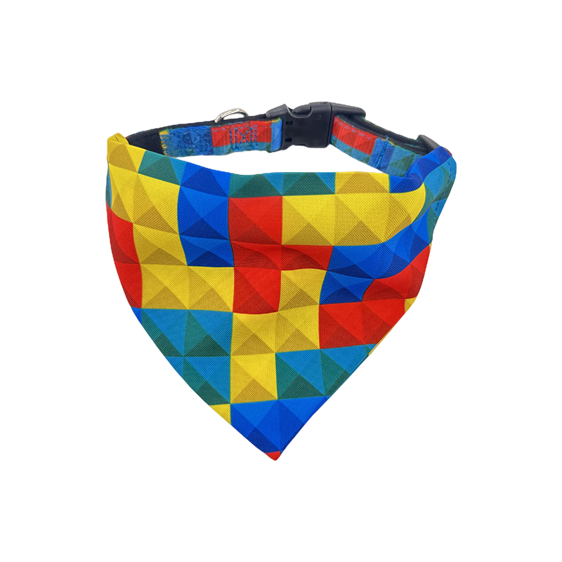 Buffalo Plaid Dog Bandanas Collars Pet príslušenstvo pre malé stredné psie mačky